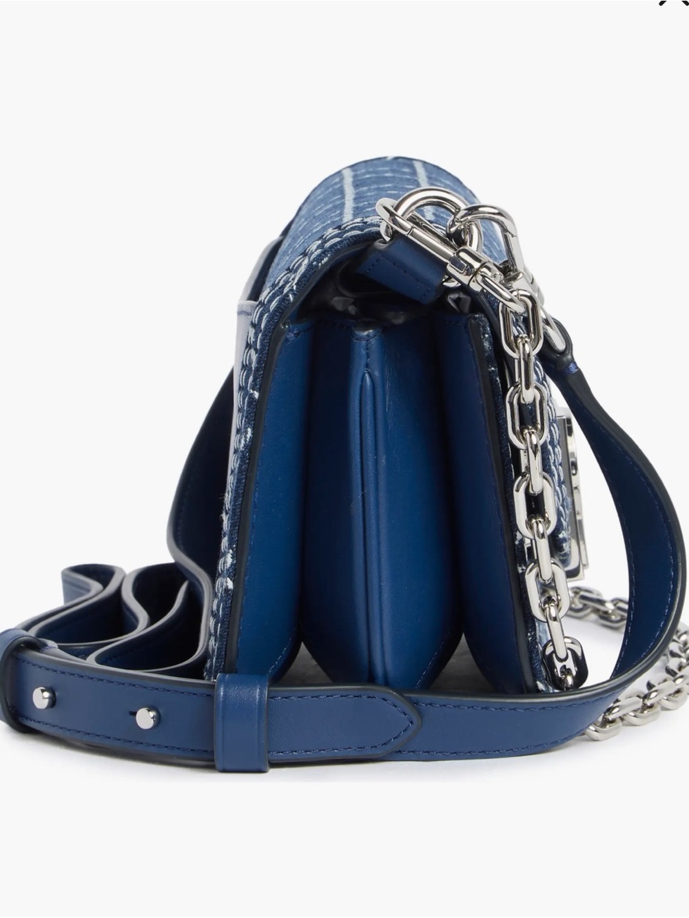 OFFERS WELCOME! Kate Spade New York Dakota Denim Check Crossbody Bag - Picture 3 of 9